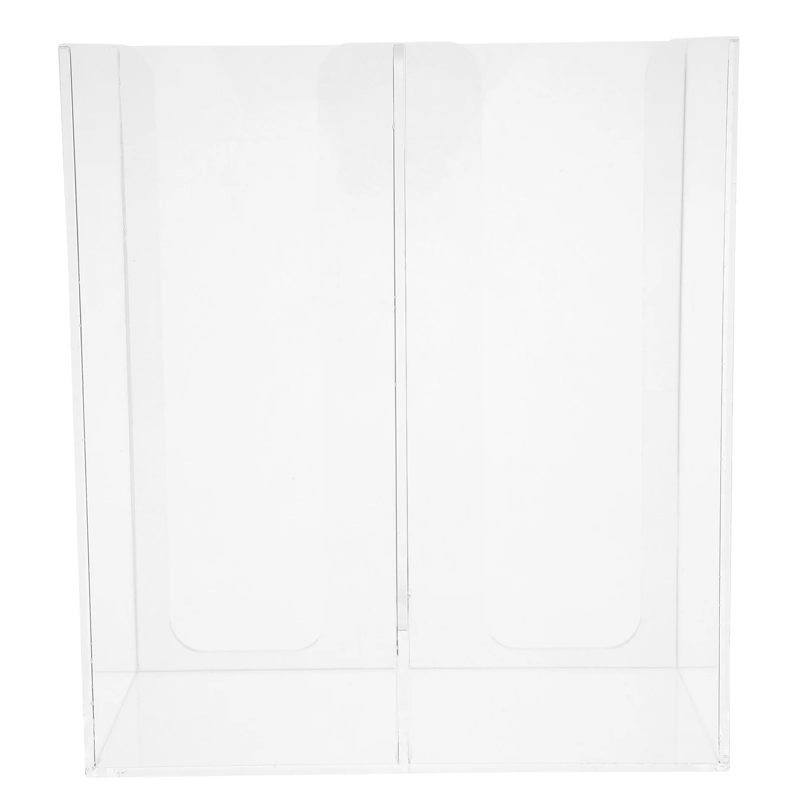 

Прозрачный держатель для бумажных стаканчиков, акриловый настольный диспенсер для магазинов кофе, молока, чая, экономия места, органайзер для бумажных стаканчиков, крышка для хранения