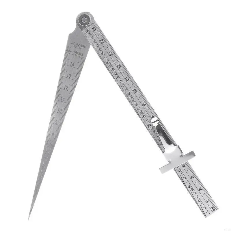 

Y55E Simple and Reasonable Stainless Steel Welding Taper Gage Feeler Gauge Hole Inspection Test Ruler