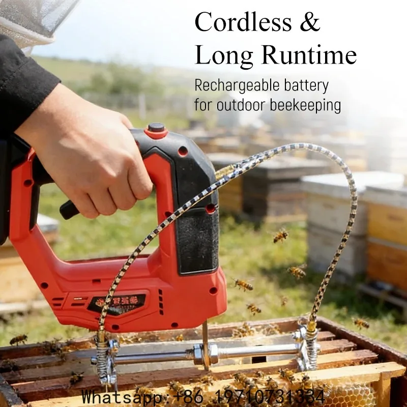 Bee Frame Shaking Machine Electric Vibrating Honey Machine Rechargeable Bee shaker Beekeeping tool Removal Vibrating Machine