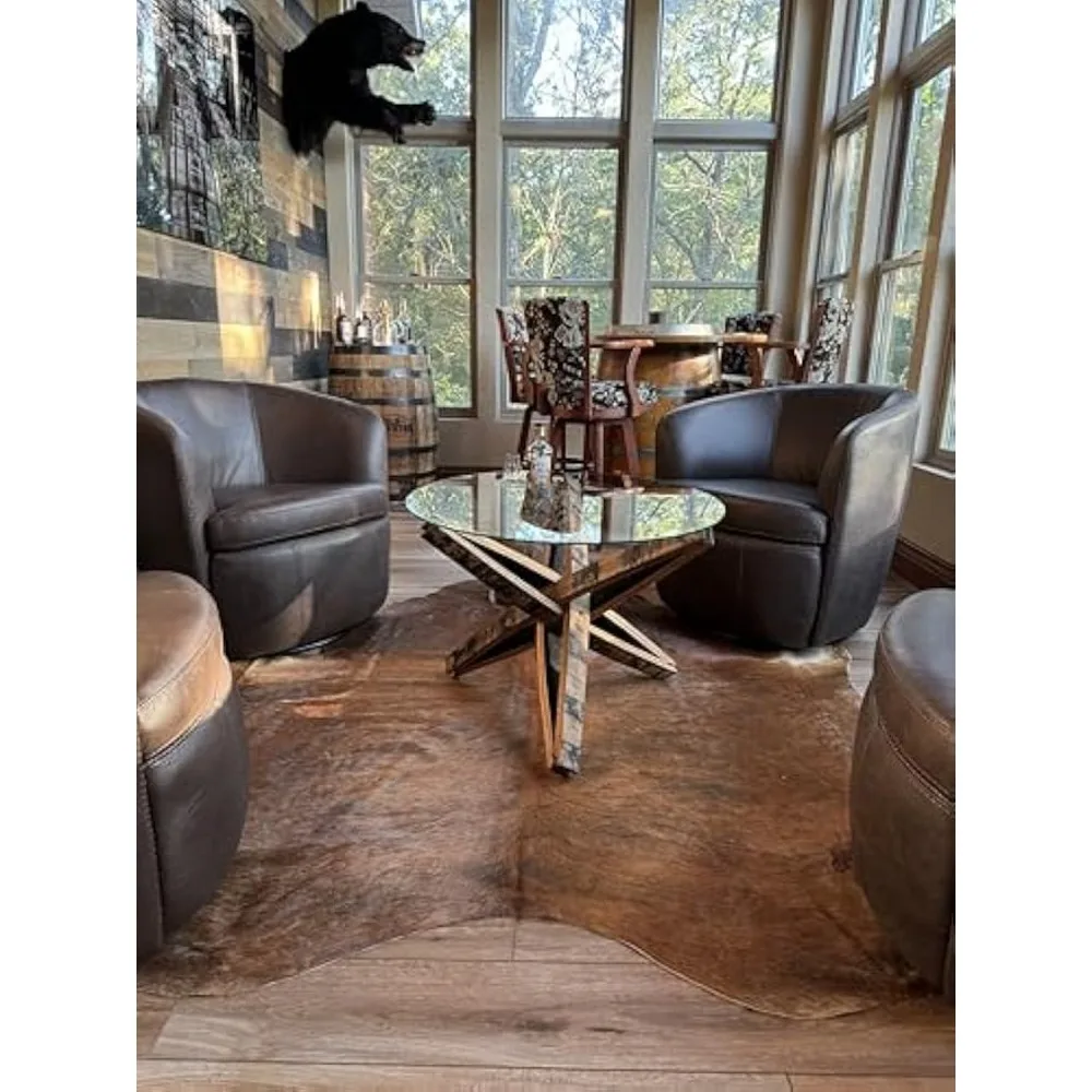 Mesa de centro Stave de barril de uísque