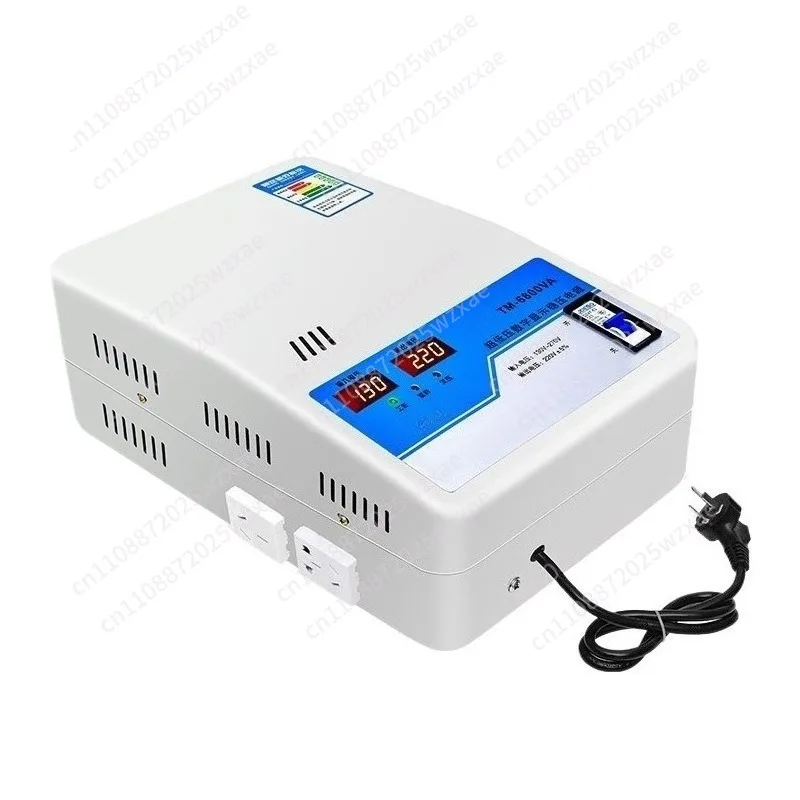 Voltage regulator 220V automatic household high power 15kw pure copper low voltage air conditioner special voltage regulator