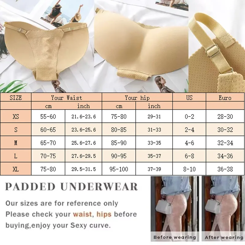 GUUDIA Butt Lifting Hip Enhancer Shaper Panties Butt Lifter Buttock Enhance Panties Sexy Booty Cushion Pad Adjustable Waistband image 6