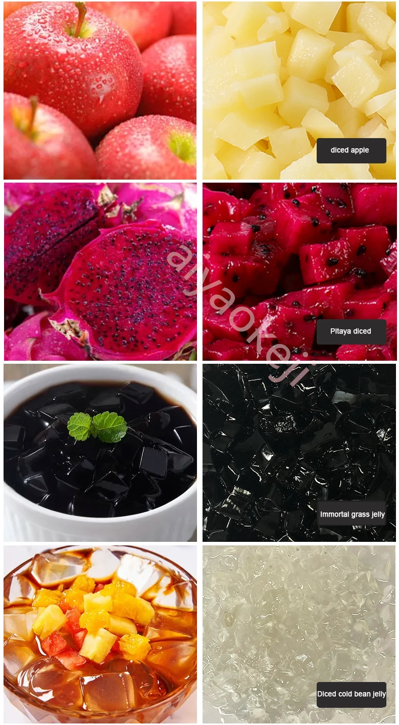 Automatic Vegetable Cutting Machine Carrot Potato Dicing Machine Watermelon Pineapple Cucumber Dicer