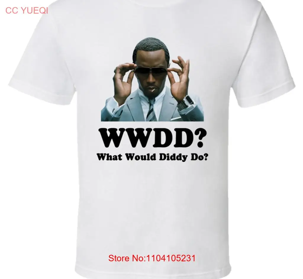 חם שון קומבס מה עשה דידי חולצה לבנה כל הגדלים S עד 5X JY94