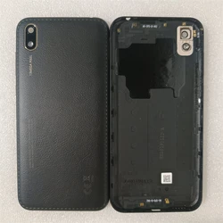 For Huawei Y5 2019 AMN-LX9 LX1 LX2 LX3 Battery Cover Rear Door Panel Housing Case With Camera Lens Repair Parts