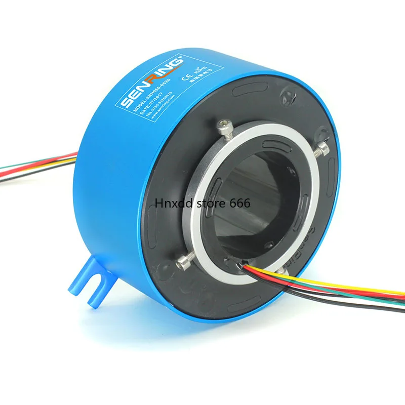 Industrial grade slip ring collector conductive slip ring 6 12 18 24 channels, aperture 60mm