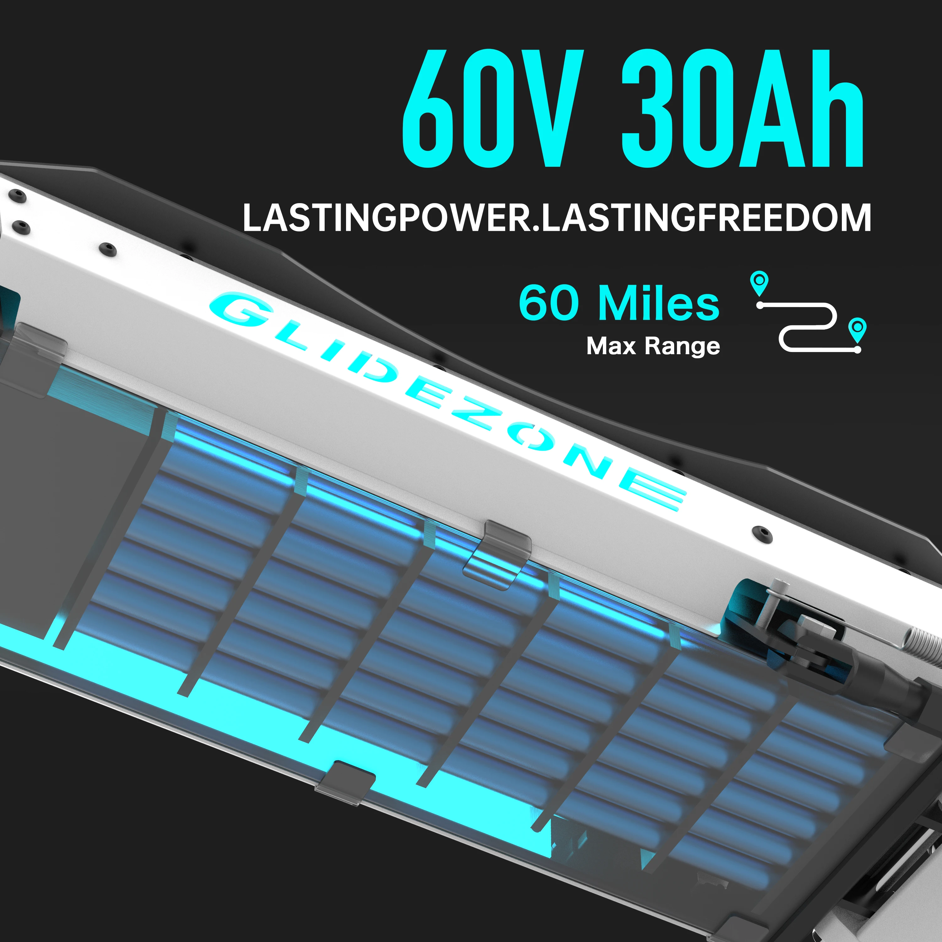 GD83 5600Wピーク電動スクーター デュアルモーター  - 60V 5600W Dual Motor Electric Scooter のレビューと価格