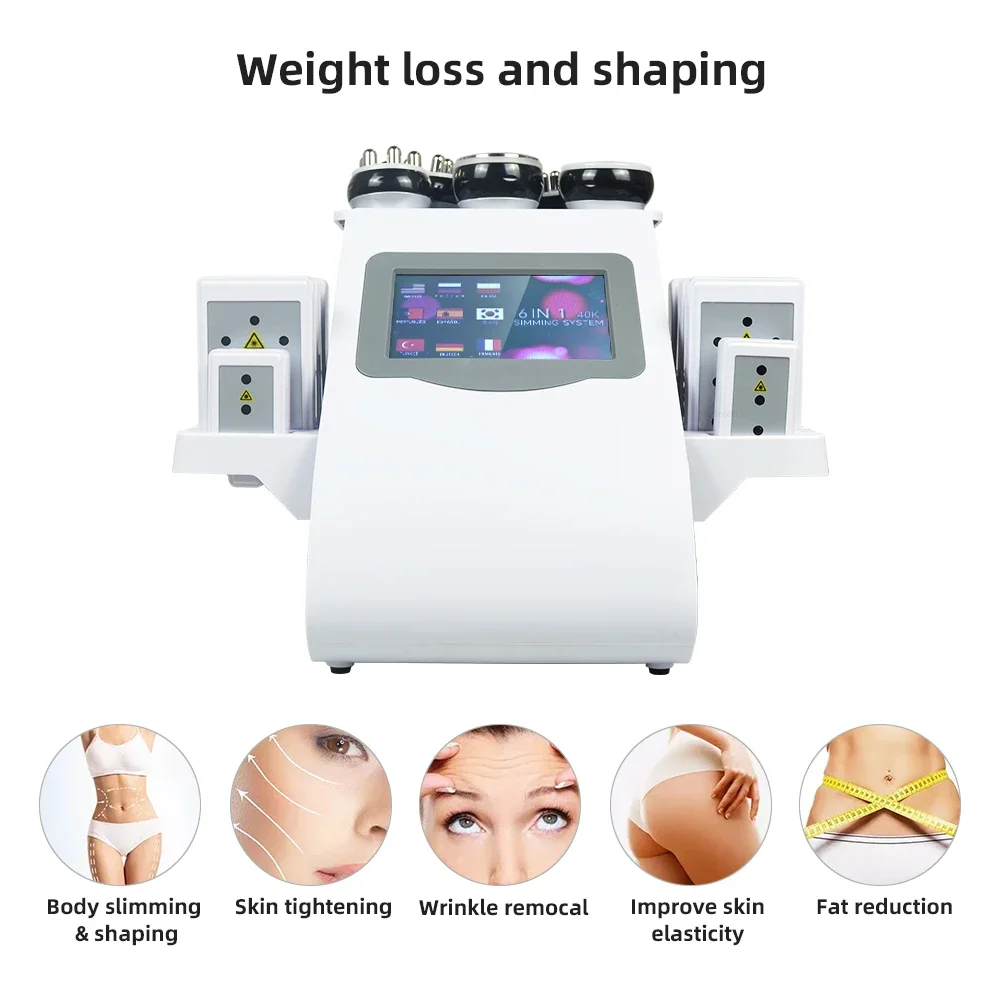 40K 6IN1 Professional KIM8 System Cavitation Slimming Machine
