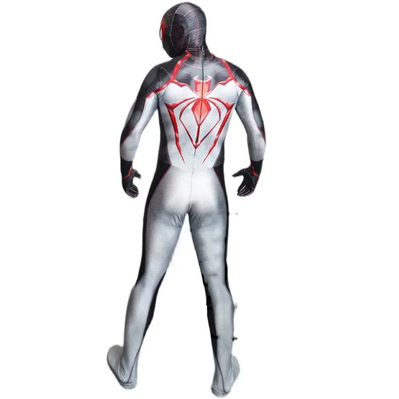 Dorośli dzieci Miles Morales PS5 Spidercosplay Peter Parker superbohater przebranie na karnawał pełne body Zentai druga impreza z skóry