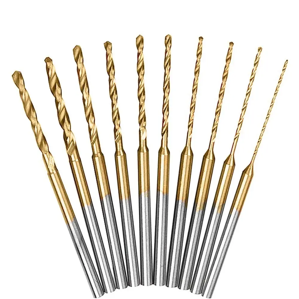 0.8mm-2.0mm Micro Twist Drill Bit 2.35 Shank High-speed Steel Engraving Drill Bits Multifunctional Punch Drilling Tool Parts