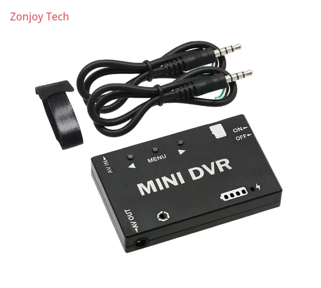 مسجل صغير NewFPV، يدعم تبديل NTSC/PAL، مناسب لطراز التحكم عن بعد المدمج في البطارية، فيديو لطائرة السباق بدون طيار FPV