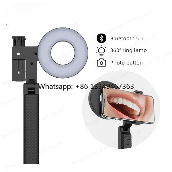 High Brightness 4-Level Adjustable LED Dental Flash Light 1500mA Commercial Mobile Oral Therapy Accessories