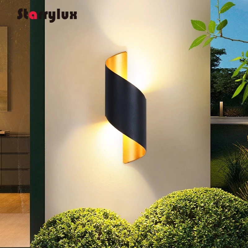 

Modern LED Wall Lamp Waterproof, Outdoor Indoor Wall Light for Garden patio Bedroom Corridor Stairs