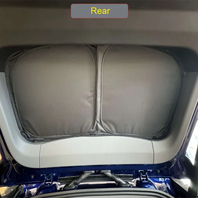 

Car Polyester Window Privacy Sunshade Cover For Cadillac OPTIQ 2025-Present Auto Anti-UV Heat Insulation Protect Cover Accessory