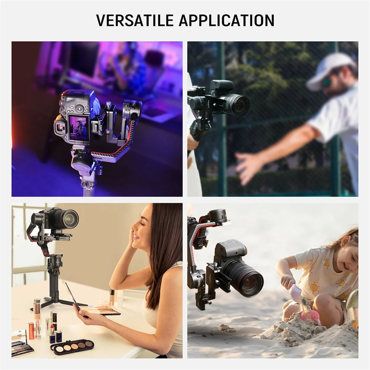 لوحة التبديل السريع لتركيب الكاميرا العمودية لملحقات كاميرا Ronin RS3 Pro RS 3 RS 2 Gimbal