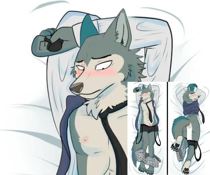 

Dakimakura Caring Legoshi аниме наволочка для тела двусторонний принт наволочка в натуральную величину подарки