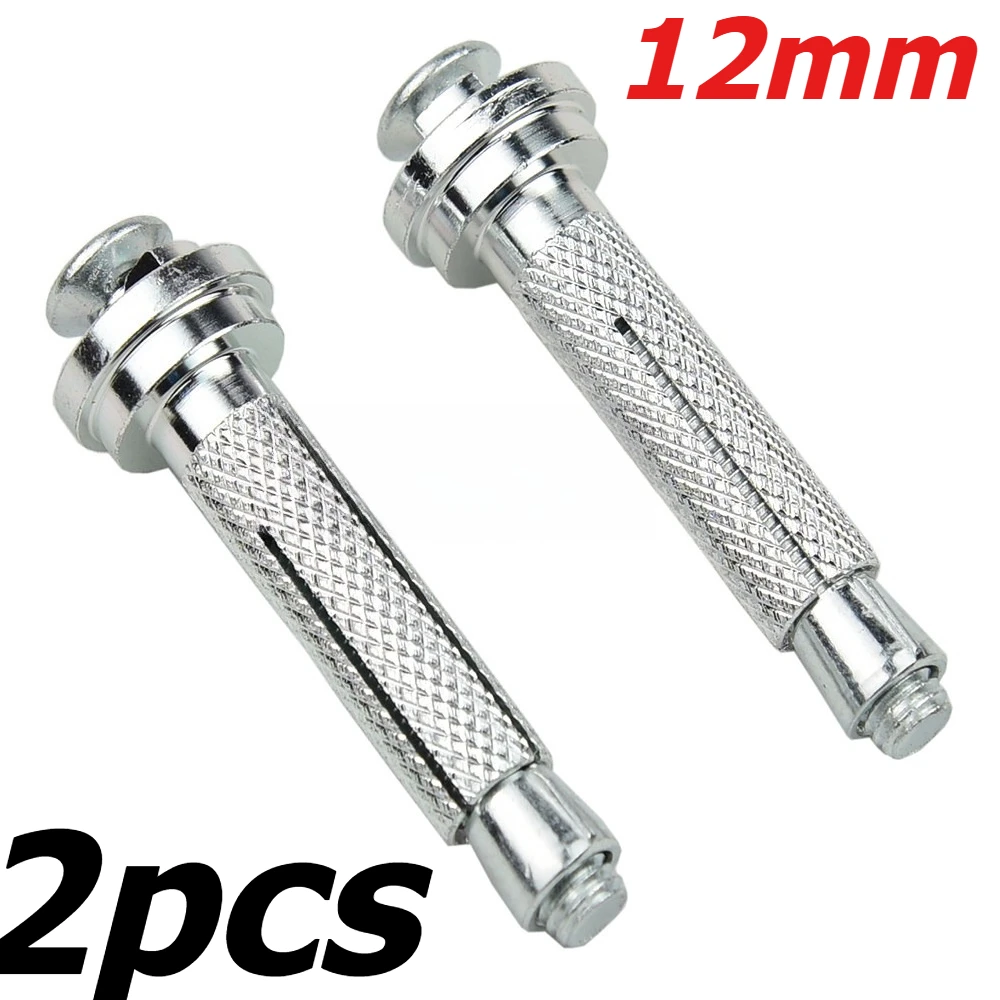 2pcs Motorcycle Handlebar Modification Aluminum Alloy Handguard 12mm Expansion Screw, Curved Bow Installation Accessory Screw