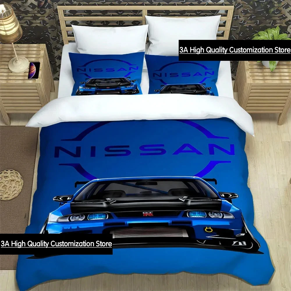 

GTR racing retro printed Bedding Sets exquisite bed supplies set duvet cover bed comforter set bedding set luxury birthday gift