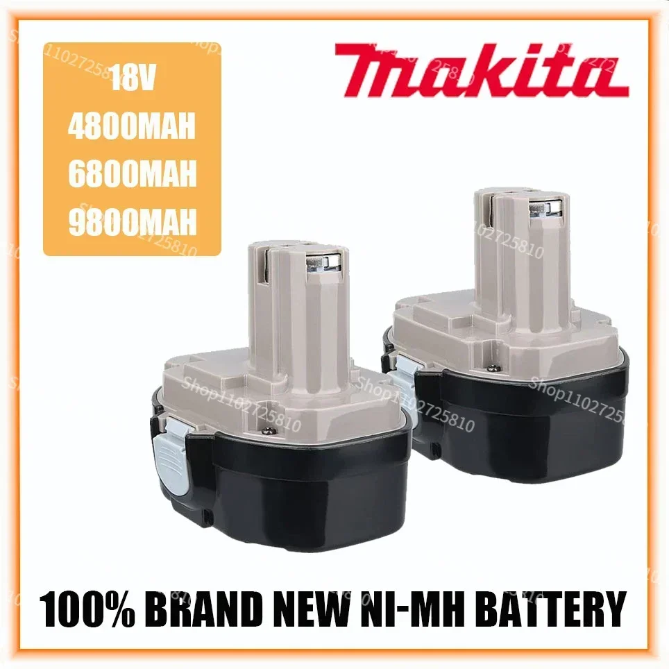 18V 6.8Ah 9800MAH 4800MAH Ni-MH Battery Replace Makita 18V Battery PA18 1822 1823 1833 1834 1835 1835F 192828-1 192829-9