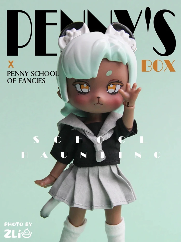 Penny Box  Toys School Haunting Series Action Figure Model Dolls Figurines 1/12 Bjd Cute Desktop Ornament Gift