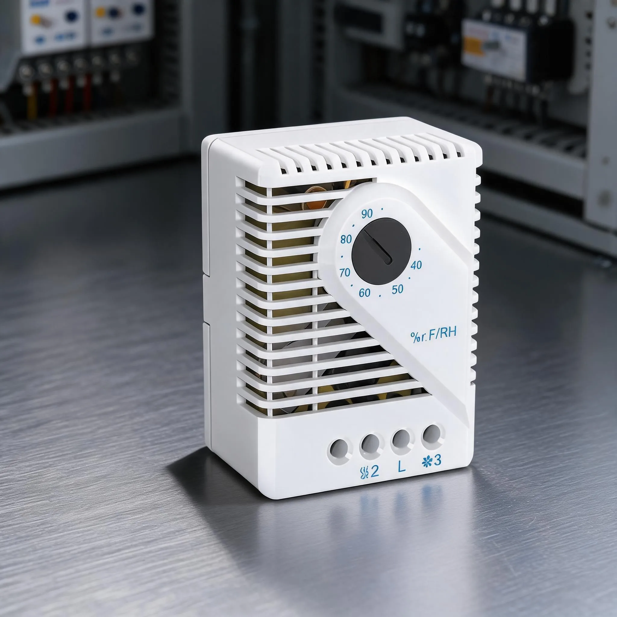 MFR012 Mechanical Humidity Controller 40-90% RH For Cabinet Rack Server Room Industrial Electrical Equipment Switch