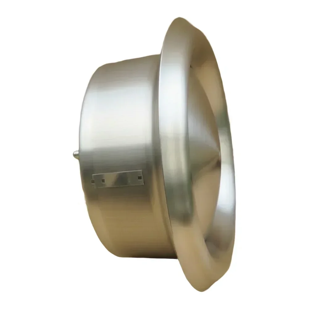 1pc 4/5/6inch Stainless Steel Round Air Vent Adjustable Valve Air Intake Exhaust Duct Ventilation Round Metal Soffit Vent Grille