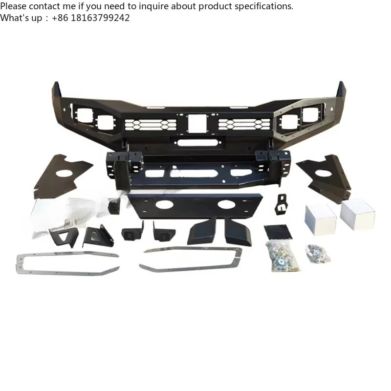 

4x4 Bull Bar Steel Car Front Low Loop Bumper for Ranger T9 2022 2023 Rolled Steel Bumper Guard