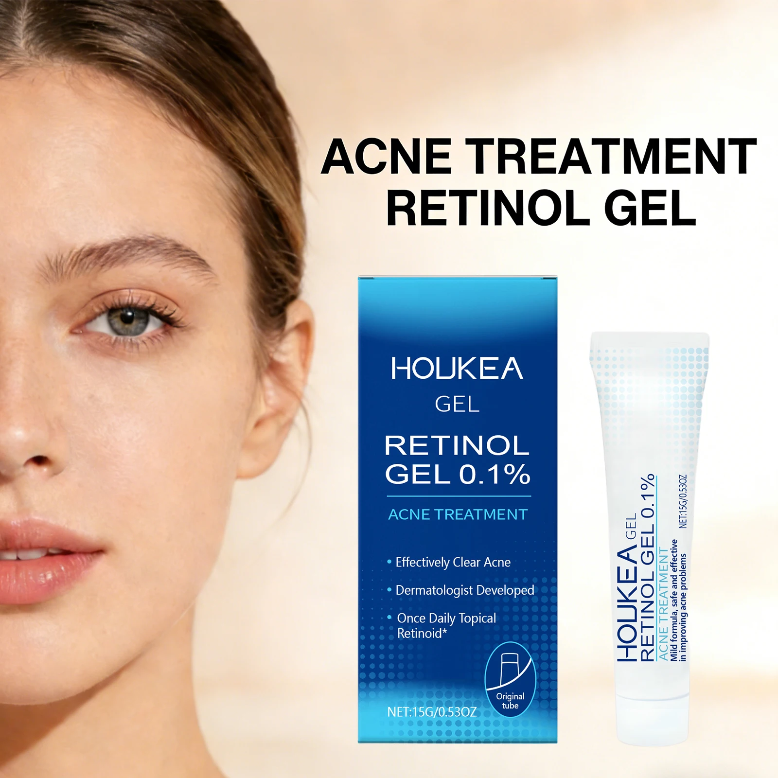 

Ретиноловый гель для лечения акне: эффективное выравнивание тона кожи, успокаивание покраснений и отеков, разглаживание кожи лица, восстанавливающий крем для ухода за кожей, средство от акне.