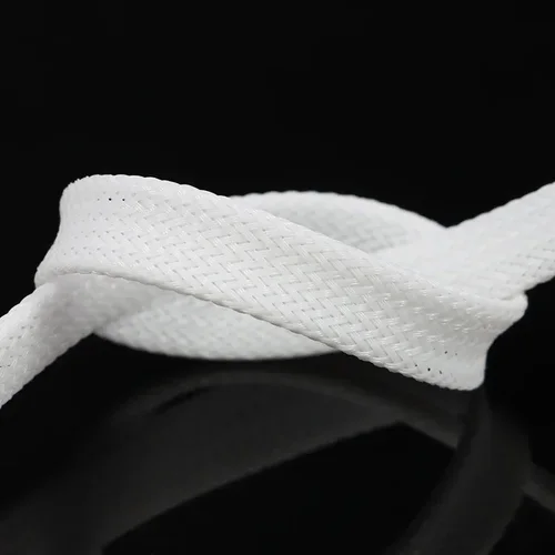 Imagen 2 del producto Mangas trenzadas de PET blancas de 1 ~ 50m, 2/4/6/8/10/12/14/16/20/25/30/35/40/50/60mm, funda de envoltura de Cable de piel de serpiente aislada de alta densidad