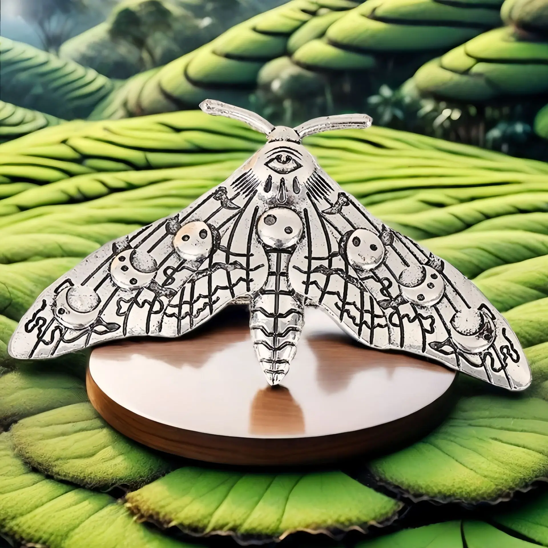 Moth Decor Hair Clip Vintage Gothic Hair Pin Hair Accessories For Halloween Party Decoration