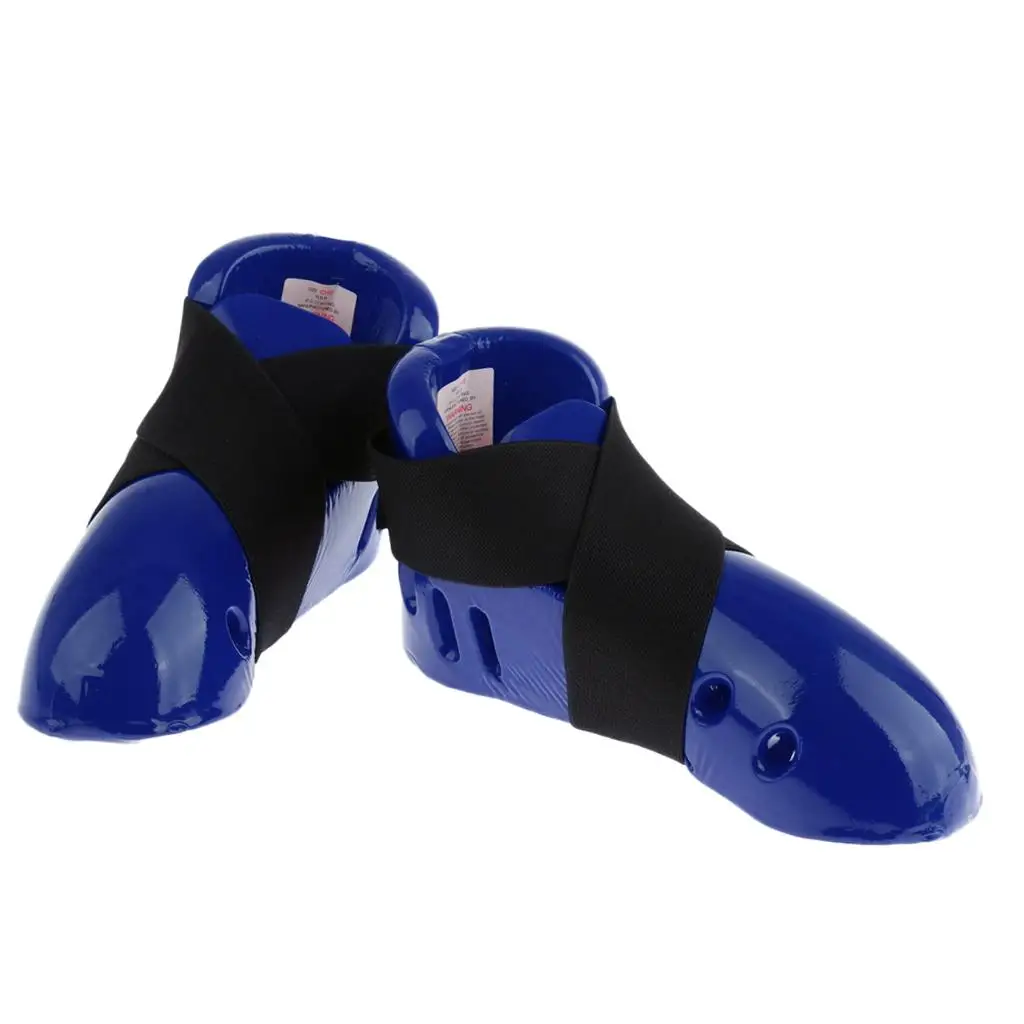 Taekwondo Foot Guard with Non Slip Straps Instep Protector for Karate Martial Arts Training