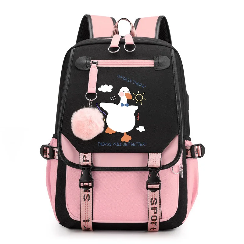 Unisex Large Capacity Waterproof Computer Backpack Multi-Pocket Wear-Resistant Student Commuting Bag Durable Stylish Versatile