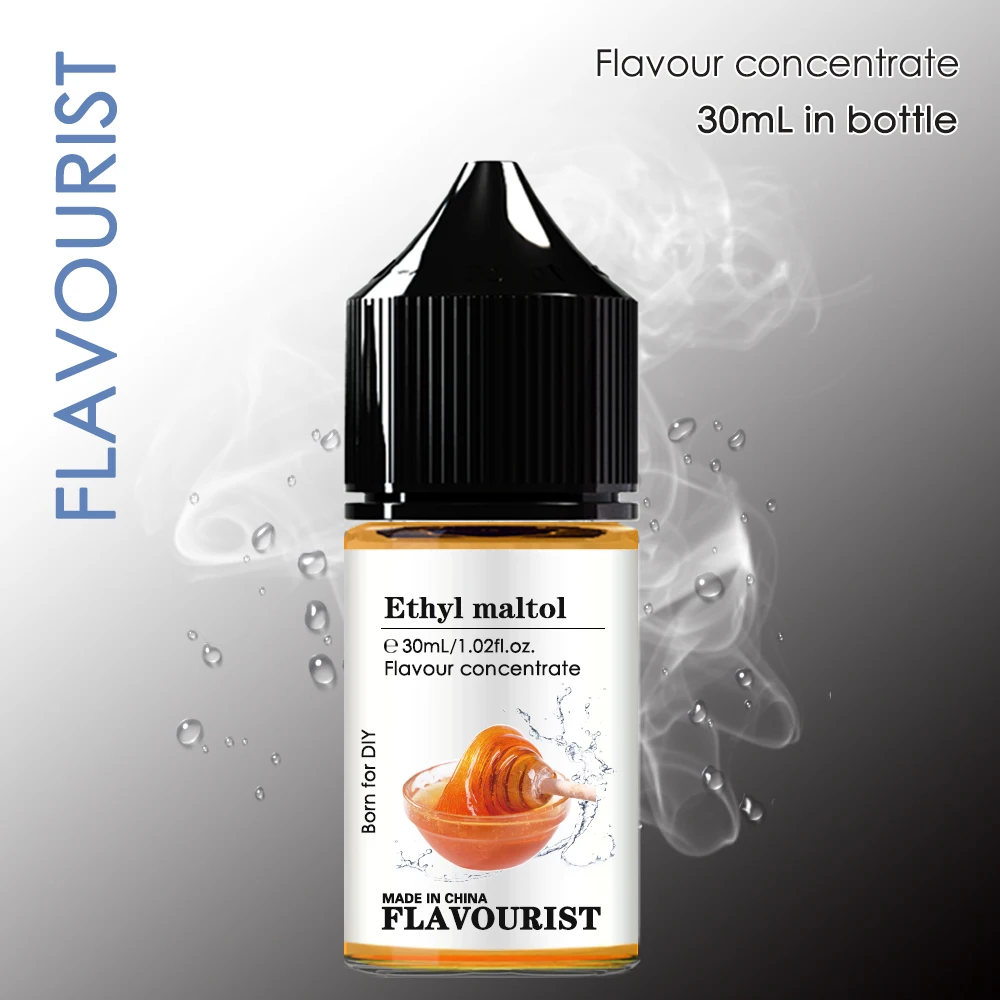 FLAVOURIST Ethyl maltol flavor Water solubility flavoring Concentrate 30mL 100mL in bottle