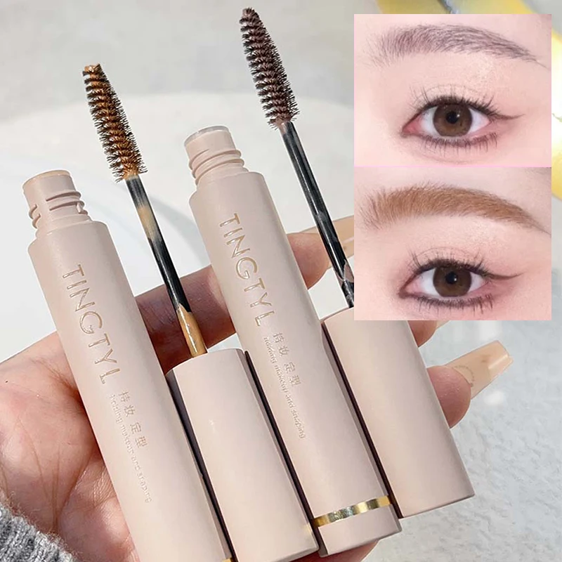 Tea Brown Eyebrow Enhancers Cream 4 Colors Natural Liquid Dyeing Eyebrow Tattoo Pigment Long Lasting Tint Dye Eyebrow Gel Makeup