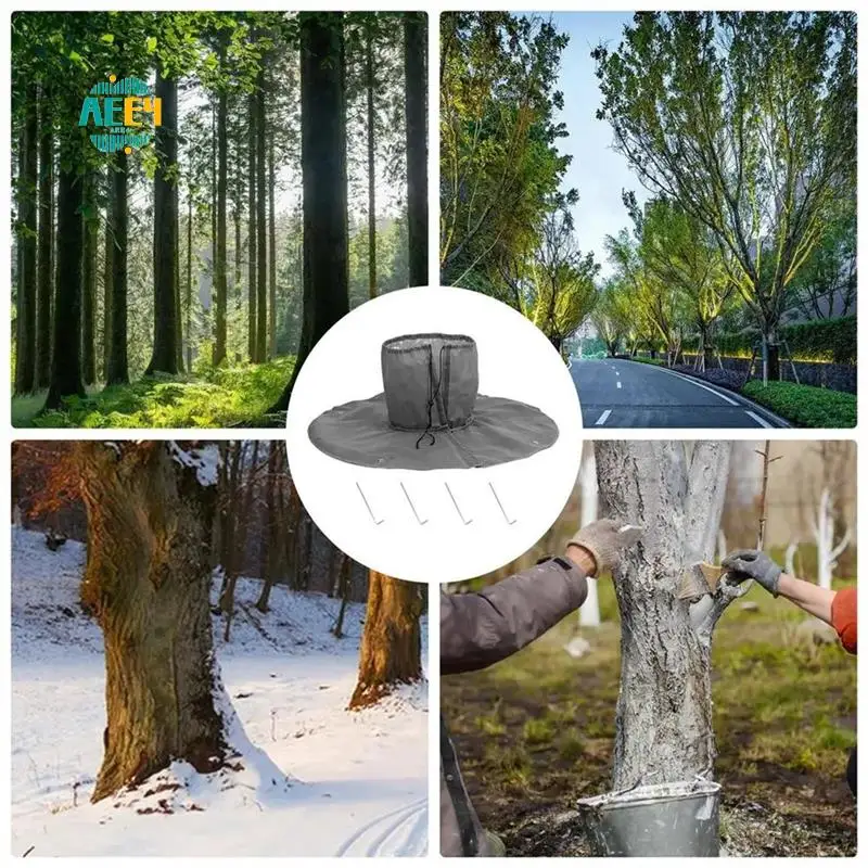 

AEE4-Plant Covers Frost Protection Drawstring Plants Cover Waterproof Anti-Freeze Winter Drawstring Plants Cover For Tree