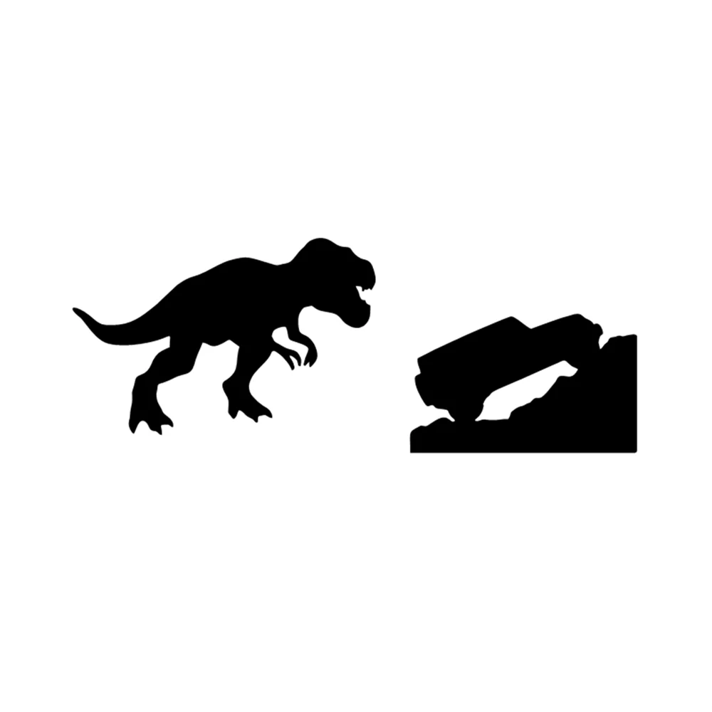 

Dinosaur T-Rex Vinyl Car Sticker Waterproof UV Resistant - Tyrannosaurus Decal for Auto Body Bumper Window Universal Fit
