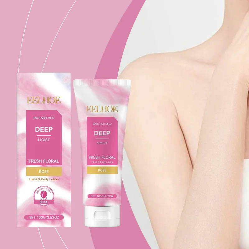 

Rose Hydrating Body Lotion - Moisturizing & Nourishing Cream for Dry Skin, Lightweight Non-Greasy Formula, Floral Scent