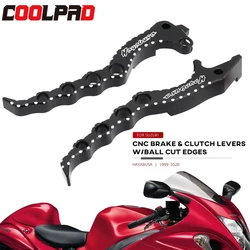 Brake Clutch Lever For SUZUKI HAYABUSA GSX 1300 R 1999-2020 GSX1300R 2008 Handles Motorcycle Accessories 3D W Ball Cut Edges