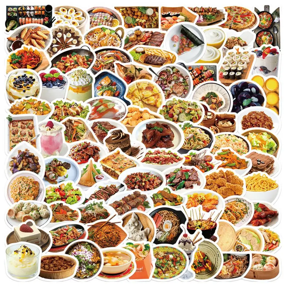 Bright Color 90Pcs Nice-looking Luggage Car Laptop Stickers PVC DIY Stickers Removable   Daily Life