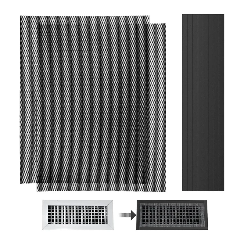 

DIY Floor Register Vent Cover 400X300mm Floor Register Trap AC Air Vent Screen Mesh