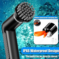 A66T-Kitchen Scrubber Handheld Automatic Crevice Cleaning Brush Cordless Electric Rotating Shower Scrubber