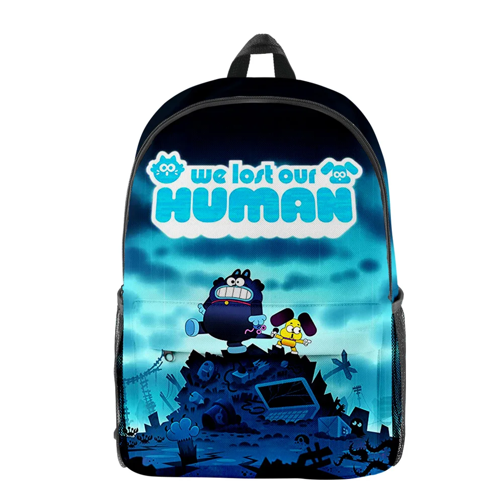 We Lost Our Human Harajuku New Anime Backpack Adult Unisex Kids Bags Daypack Backpack School Anime Bags Back To School