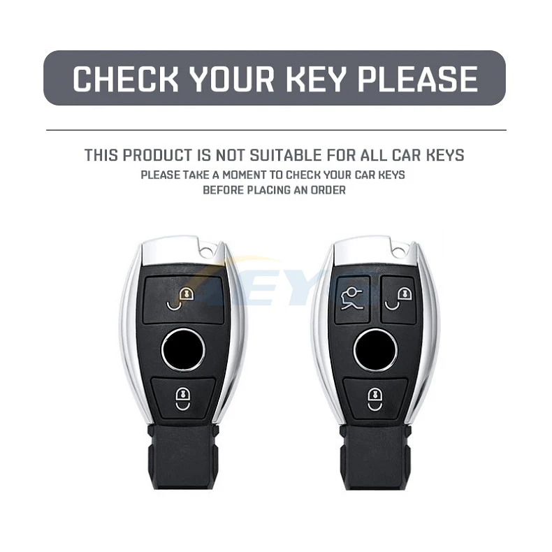 ABS Carbon Faser Auto Schlüssel Fall Abdeckung Für Mercedes Benz A B C E Klasse GLS GLA GLK GLC CLS CLA W204 W205 W212 W463 W176 Zubehör – Detail 1
