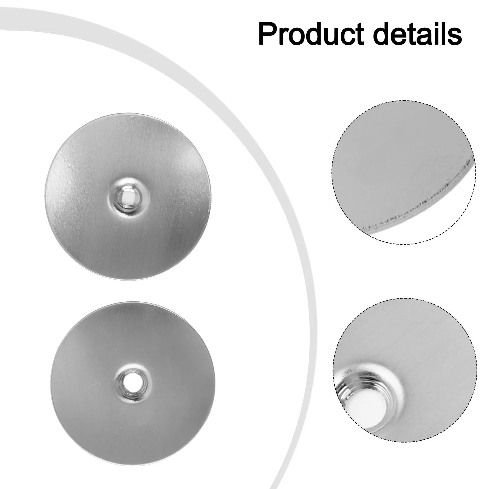 Elegant Finish อุปกรณ์เสริมประตูแผ่นปิดรูสกรูปรับความยาวเส้นผ่านศูนย์กลาง 67 มม.Elegant Design ชุดติดตั้งรวม