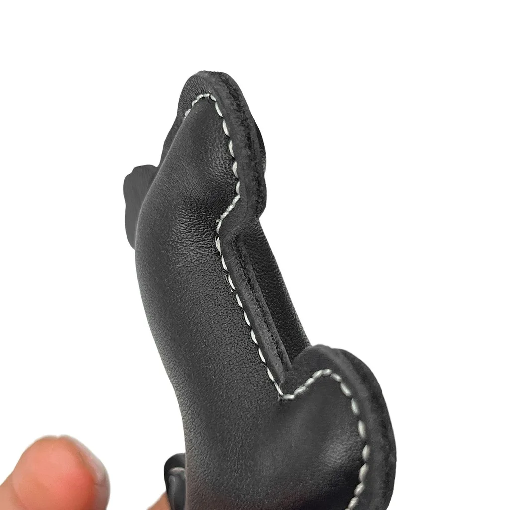 Goat Keychain Animal Shaped Animal Shaped Keychain Goat Pendant Top Layer Leather Leather Bag Charm For Bags Interior Ornament