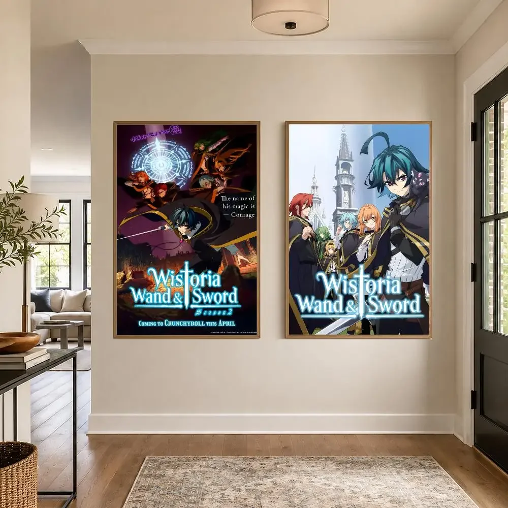 Manga Wistoria Wand and Sword Poster Graphic Wall Art Poster HD Waterproof PP Paper Print Bedroom Living Room Office Decor Gift