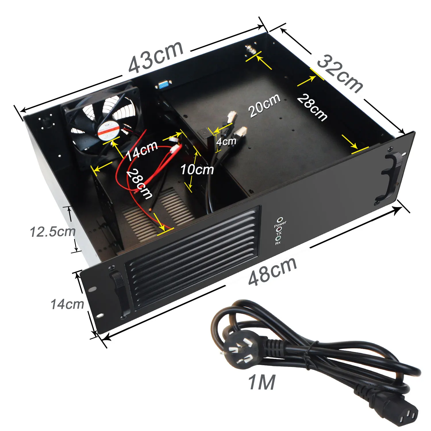 Walkie Talkie Repeater Schränke Gebaut-in Schalter netzteil 13,8 V 30A Zwei weg radio Schützen Repeater Duplexer Schränke box