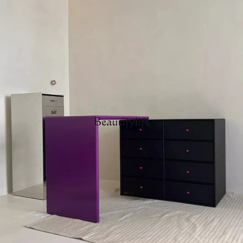 

Combination dresser eight-bucket cabinet ins simple bedroom bedside table