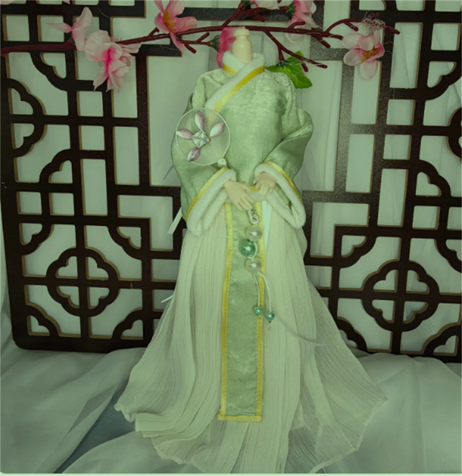 

Ancient Suit BlueClassical Long Dress 1/6 Scale Female Hanfu Outfit Skirt Clothes Model Fit12" Soldier Action Figure Body Toys