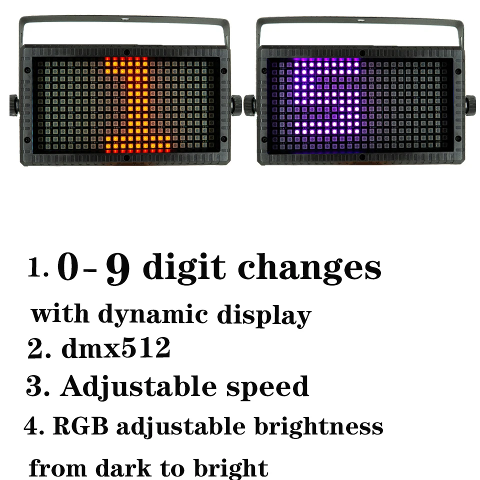 GOTSTAGE LED Strobe Flash Light Sound Control Activated Speed Adjustable Stage Disco DJ Home Party Ktv Wedding Lighting Effect
